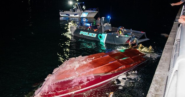 Overturned boat found in Niagra River