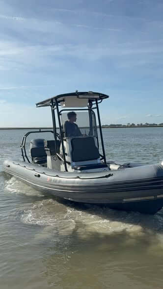 Rescue Boat in the water