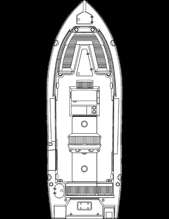 Sea Chaser 24 HFC layout