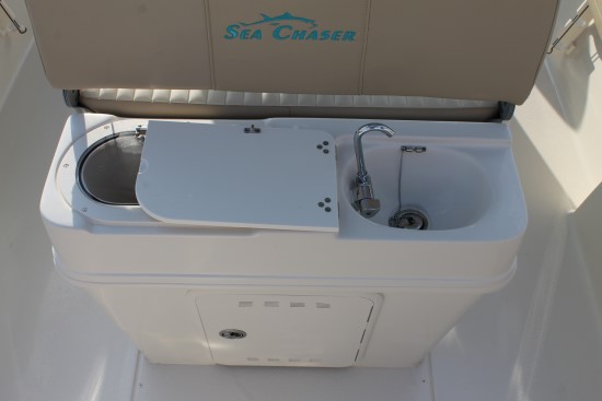 Sea Chaser 24 HFC prep sink