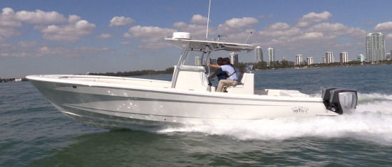 Andros Boatworks Offshore 32 running shot