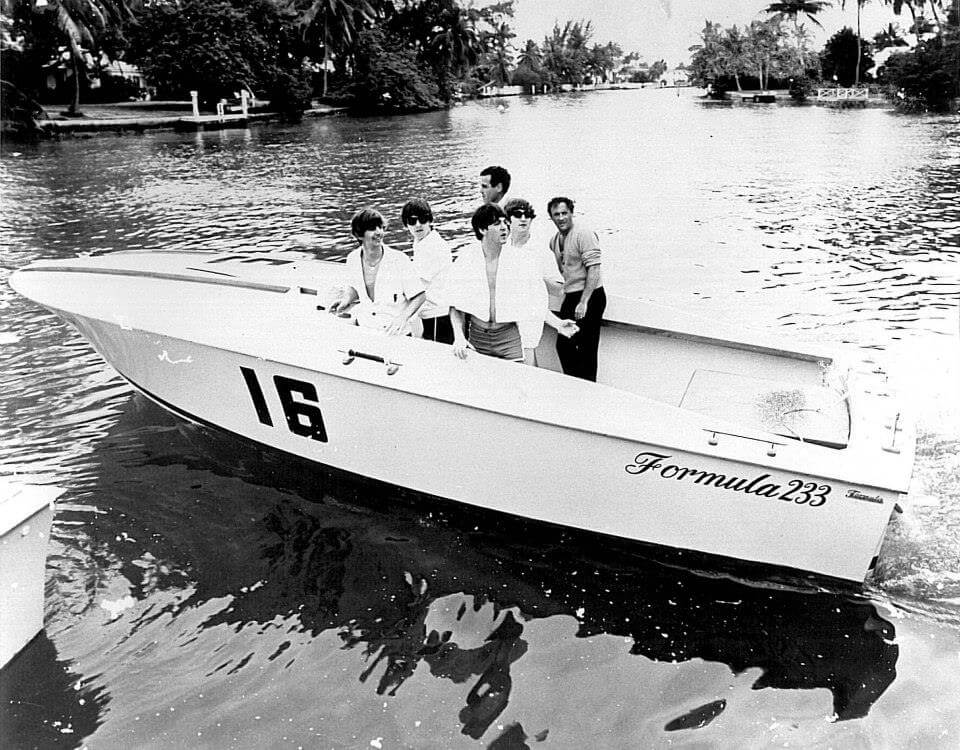 The Beattles onboard a Formula 233