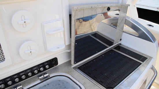 Boston Whaler 420 Outrage grill