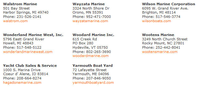 Certified Marine Dealers 