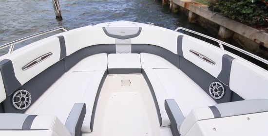 Chaparral 287 SSX bow seat backrests