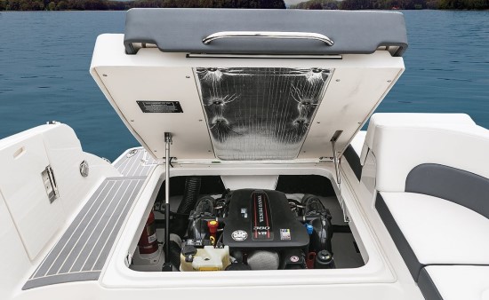 Chaparral 287 SSX engine room