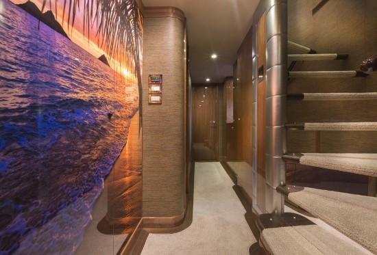 Cheoy Lee Global 104 Yacht Access Stairs