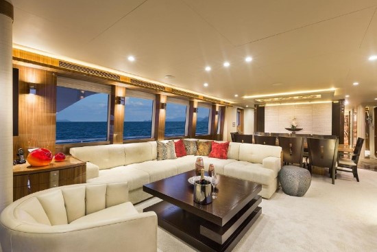 Cheoy Lee Global 104 Yacht Main Deck Salon