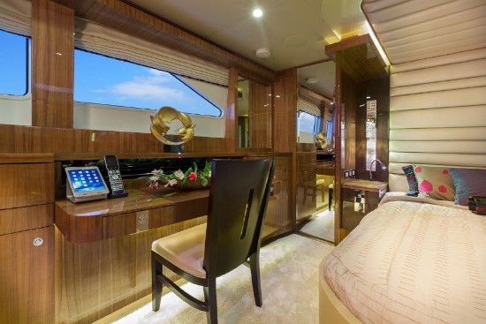Cheoy Lee Global 104 Yacht Portside Vanity Desk