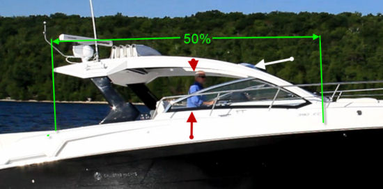 Cruisers Yachts 390 Express Coupe design