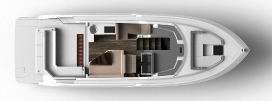 Cruisers Yachts 42 Cantius deck plan