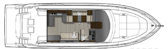 Cruisers Yachts 54 Cantius layout