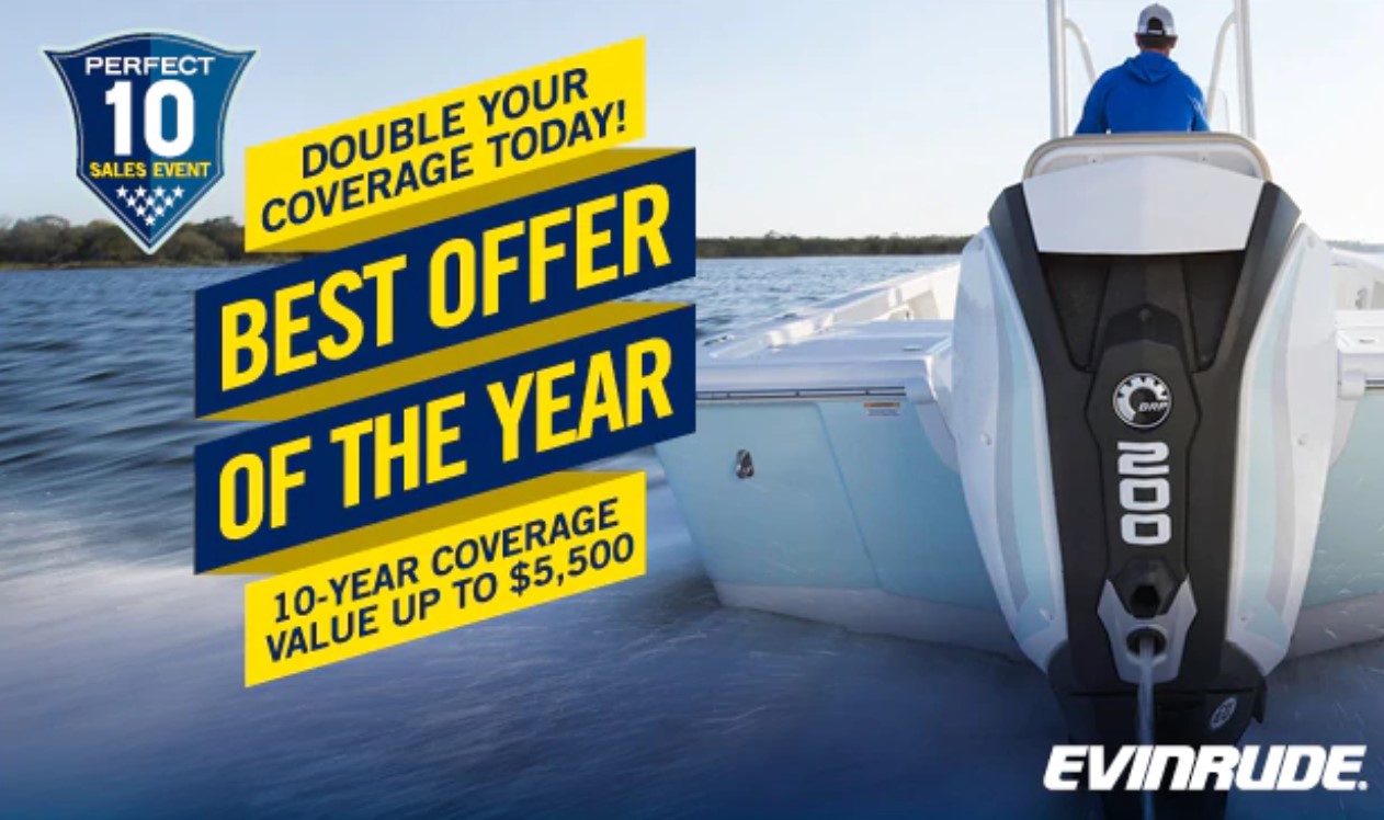 Evinrude’s 10-Year Coverage