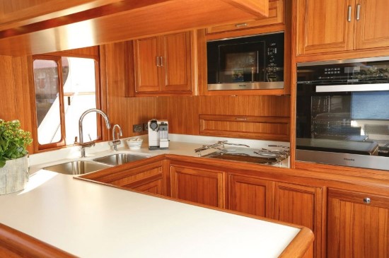 Fleming 58 galley