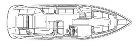 Formula 310 Bowrider floor plan