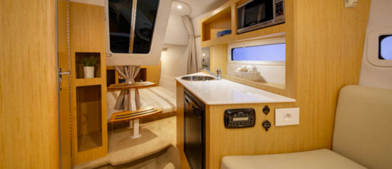 Four Winns Vista V255 galley