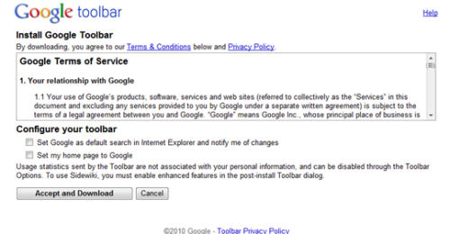 Google Toolbar