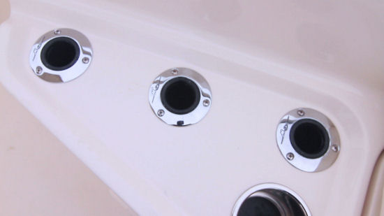 Grady-White 251 CE flush mounted rod holders