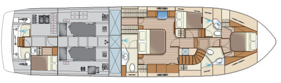 Hampton 650 accommodations deck