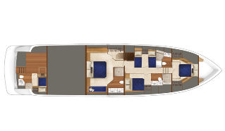 Hatteras 70 Motor Yacht Interior