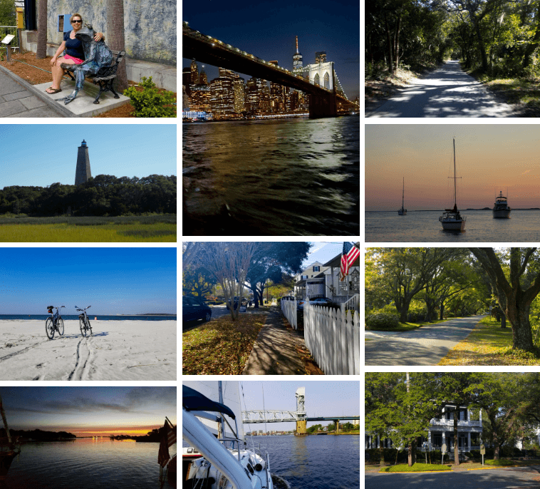 collage of images from travels