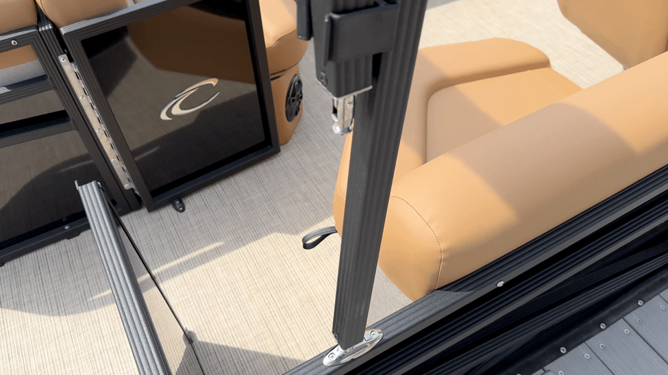 locking mechanism on bimini frame