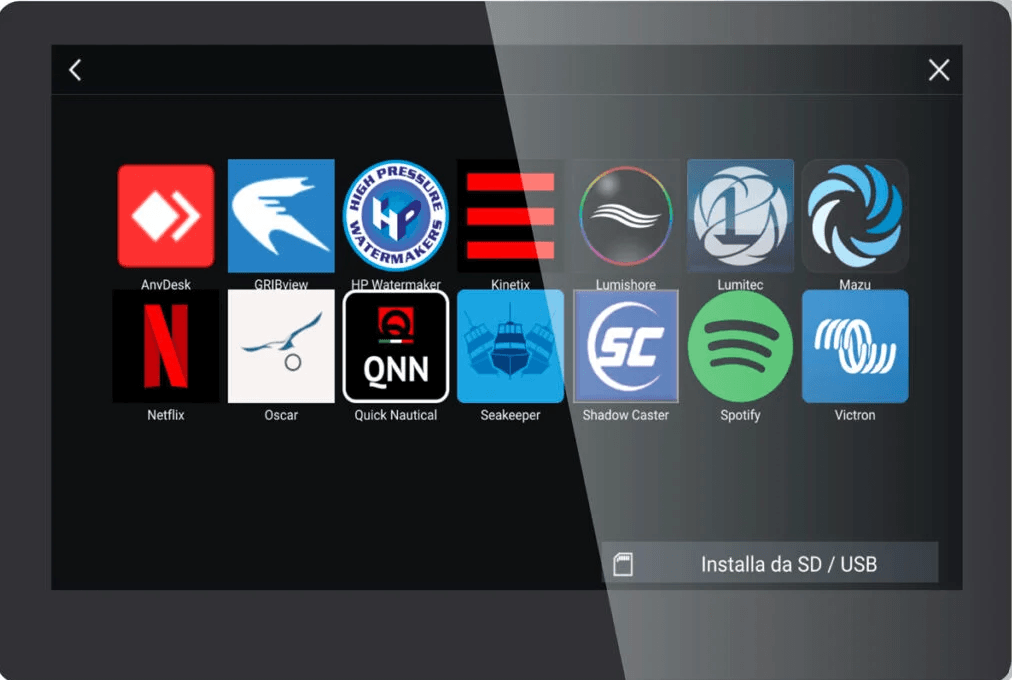 apps on a screen