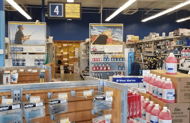 products inside a store