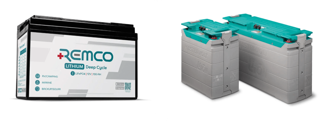 different batteries