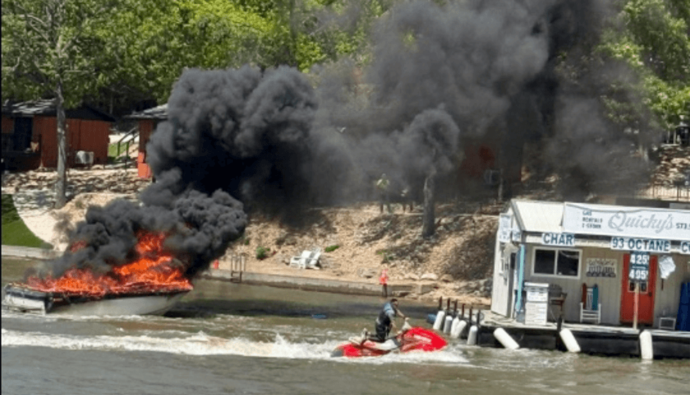 Boat on Fire 