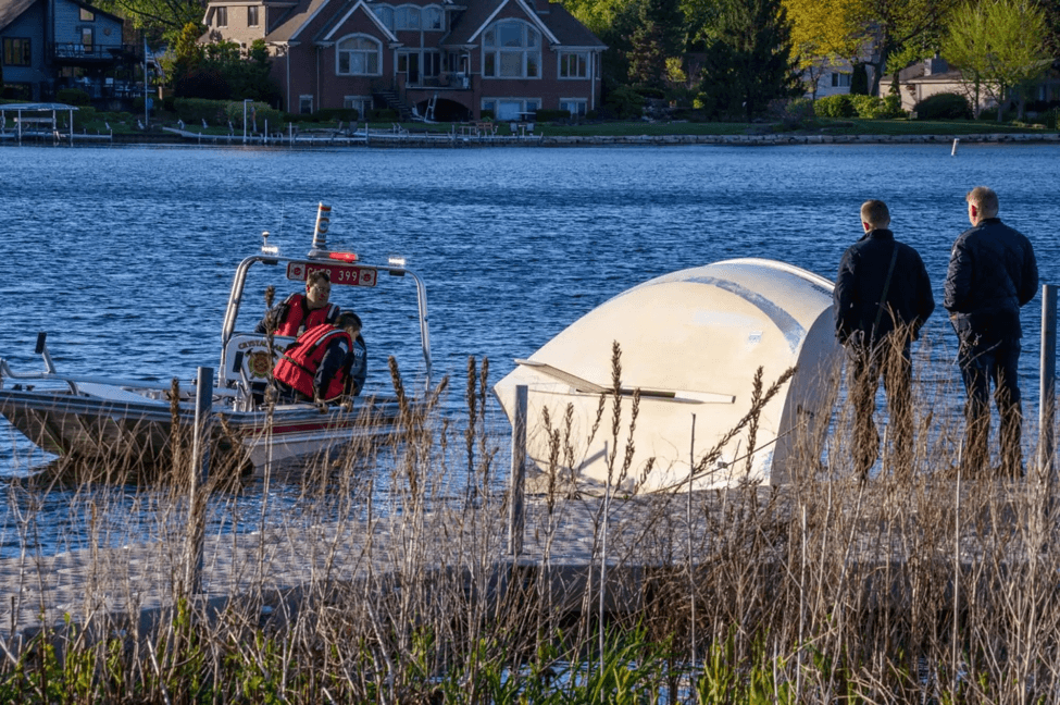 Capsized Boat