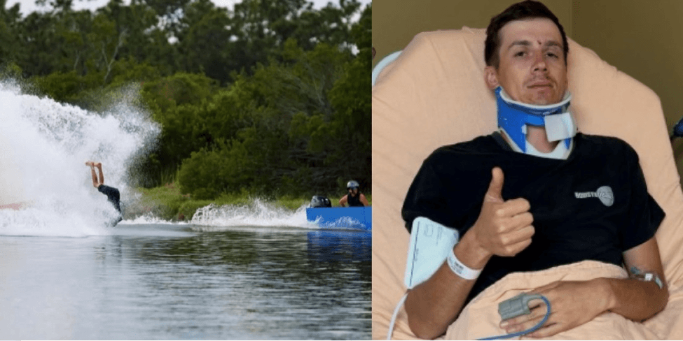 Picture of an injured man