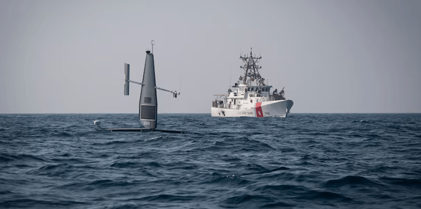 coast guard boat running on water