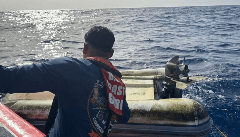 A man in the Coast Guard