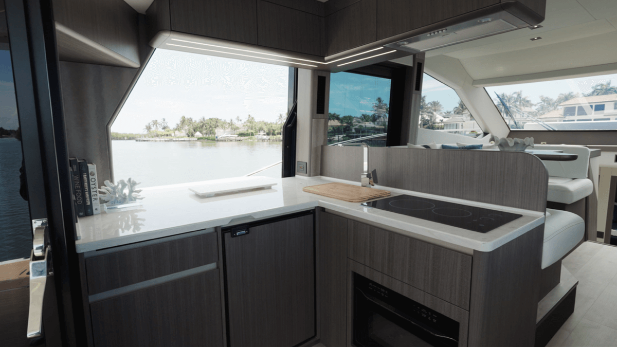 Galley looking to port