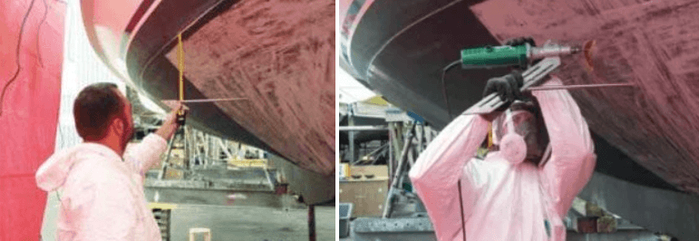men working on boat
