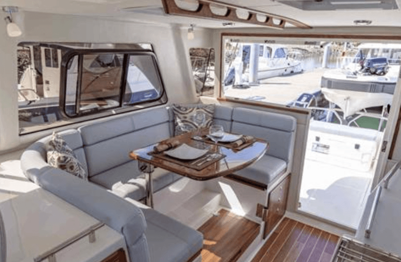 seating are on the Aspen C110 Catamaran 