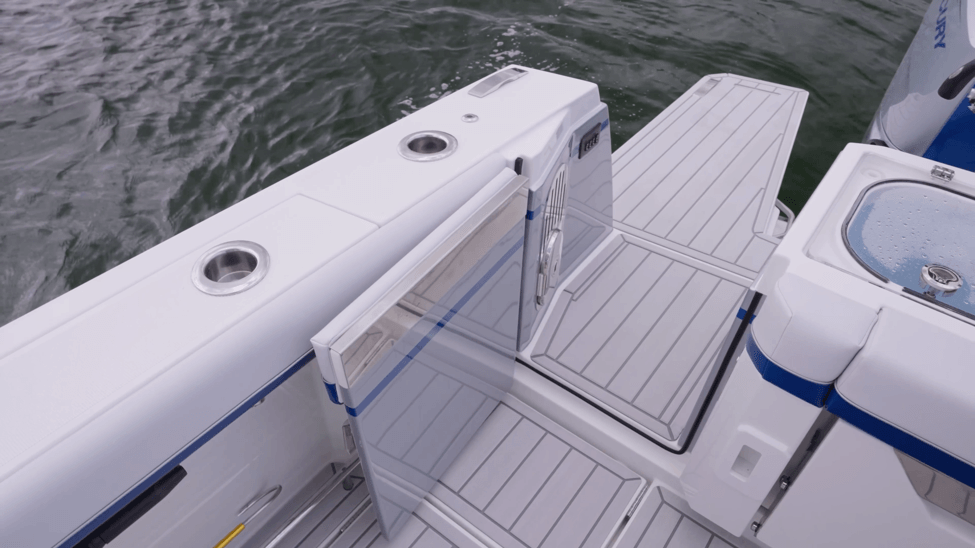 safety doors located on the Formula 387 CCF