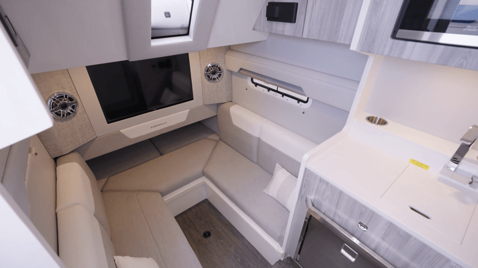 comfortable berth on the Formula 387 CCF