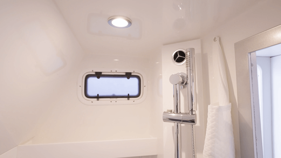 Hand held shower on the Formula 387 CCF