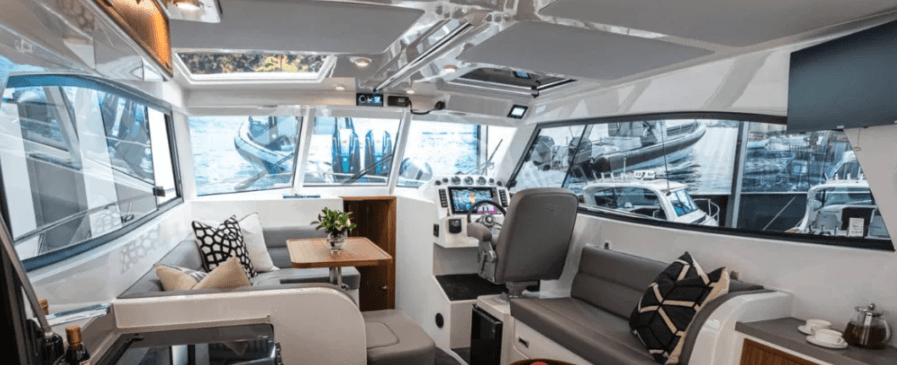 boat windows all the way around