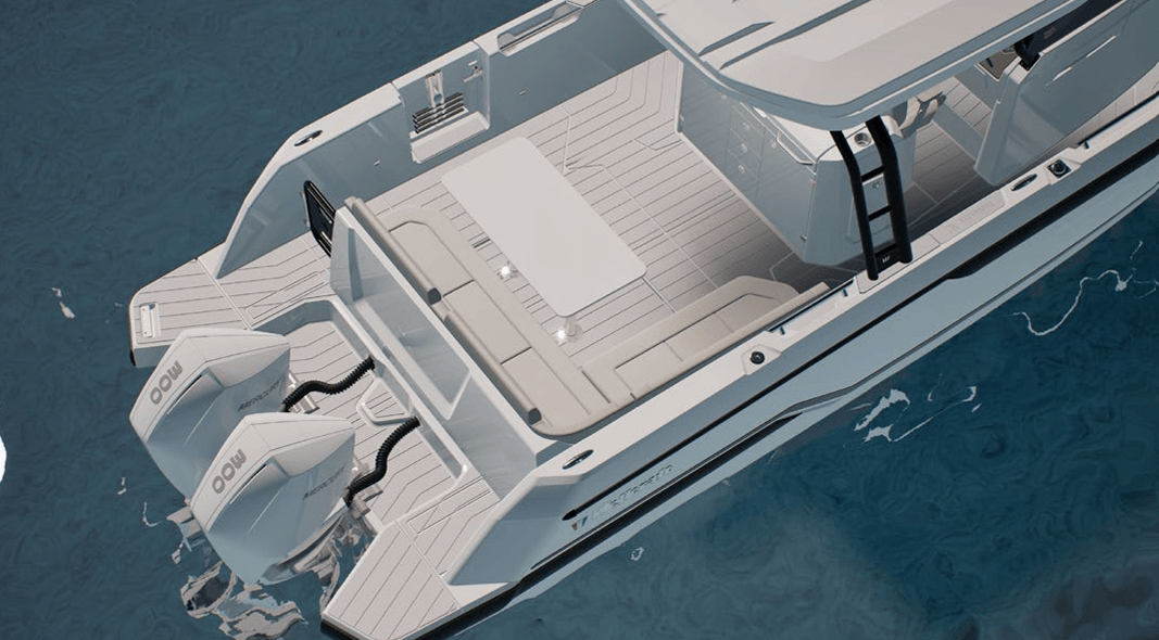 Lounge Module of the Wellcraft 33.