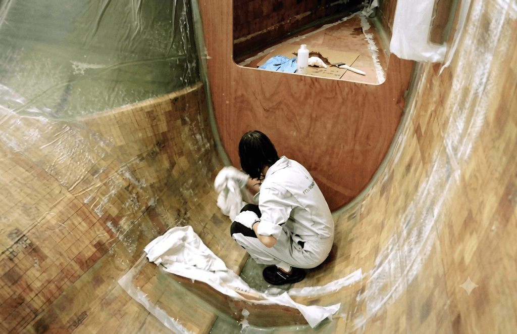 balsa core hull