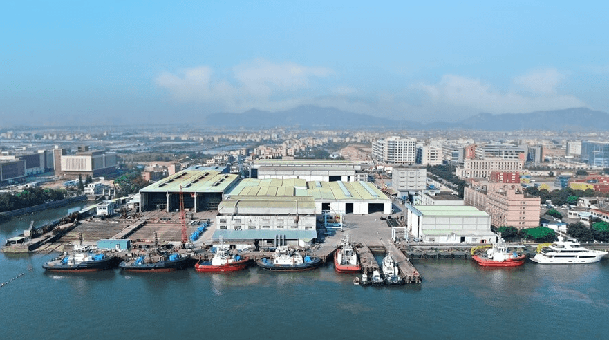 Cheoy Lee Shipyards’ main production facility is in the Doumen district of Zhuhai, west of Hong Kong