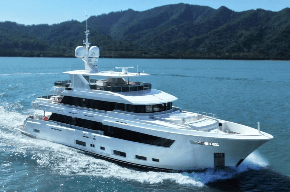 The Cheoy Lee 130 Explorer had its world premiere at the 2025 Fort Lauderdale International Boat Show