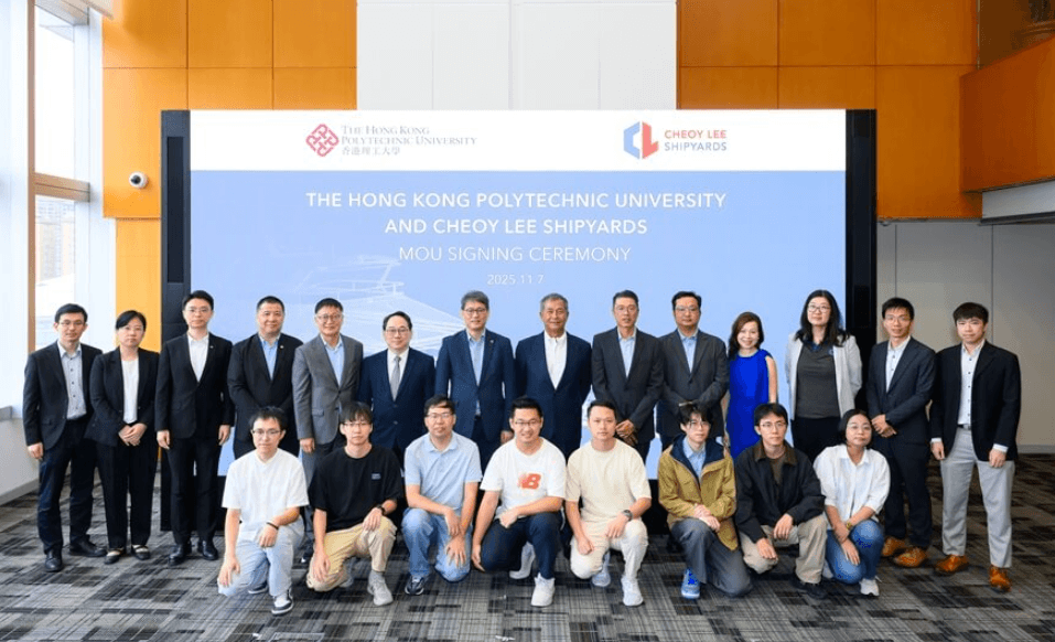 Cheoy Lee Shipyards signed an MoU with The Hong Kong Polytechnic University in late 2025