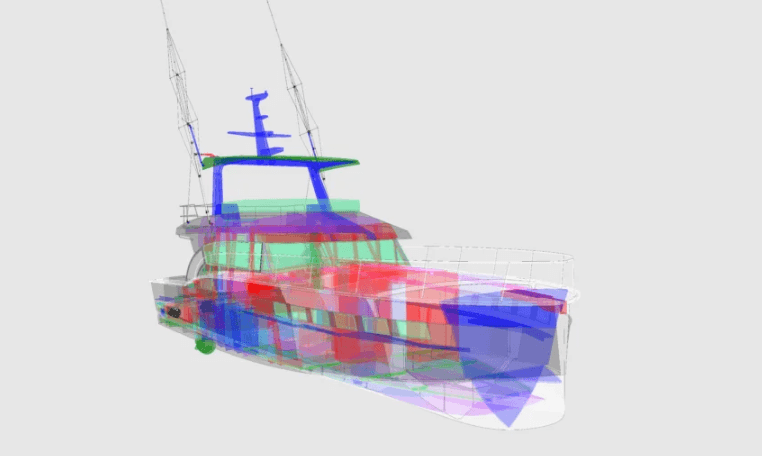 abstract boat image