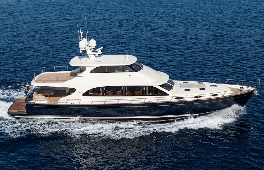 Grand Bank Yachts’ new flagship, the 32m Palm Beach 107