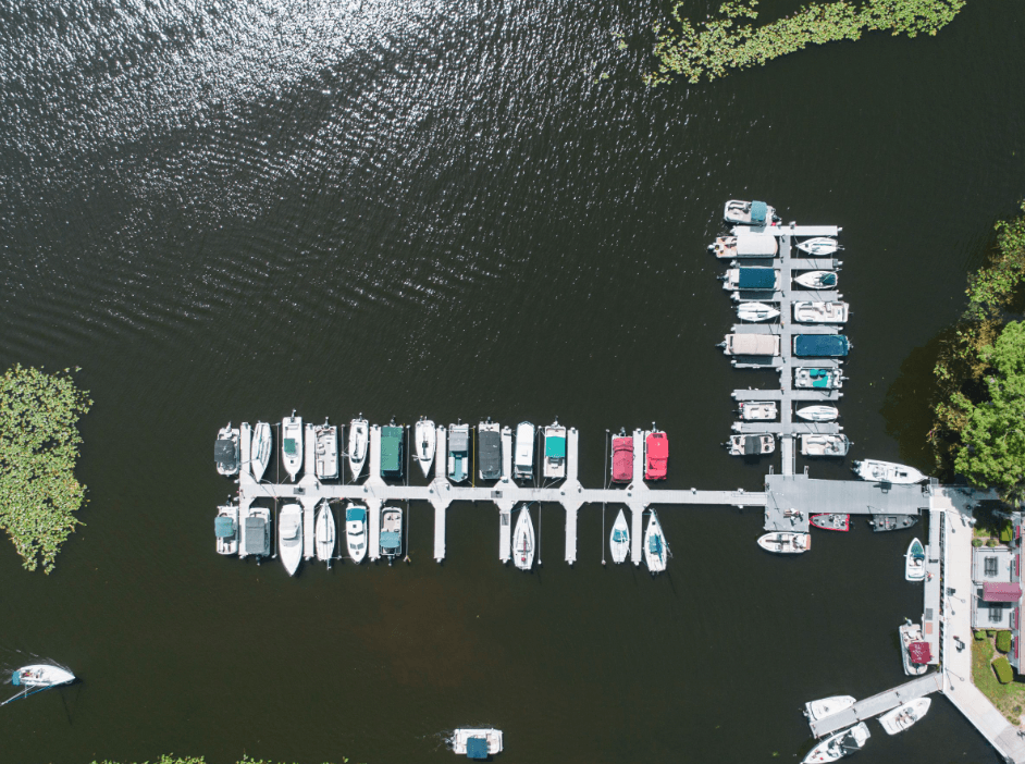 NMMA Boats in a Marina