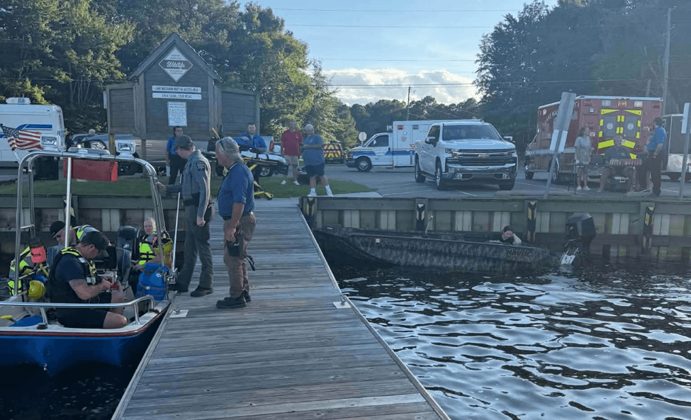 Rescue Crew at a dock